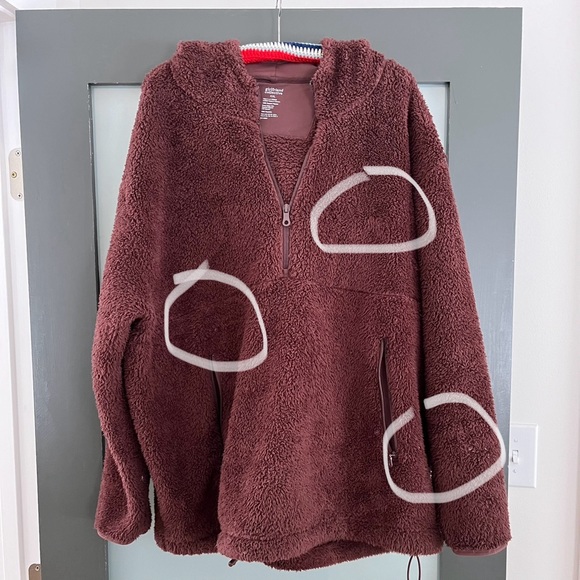 Girlfriend Collective Recycled Half-Zip Hoodie XXL, GUC - Picture 8 of 11